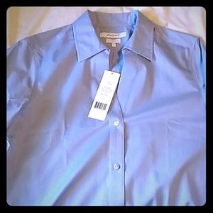 Blue button down shirt